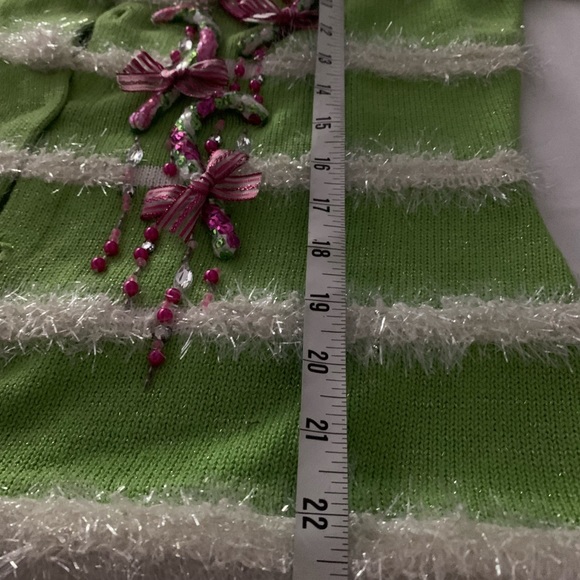 Design Options by Philip & Jane Gordon candy cane Christmas cardigan….EUC!!! - Picture 10 of 10
